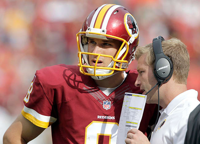 Last year, Washington's offense thrived behind first-year starter Cousins and first-year play-caller McVay.